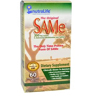 NutraLife, The Original SAM-e (S-Adenosyl-L-Methionine), 200 mg, 60 Enterische überzogene Tabletten