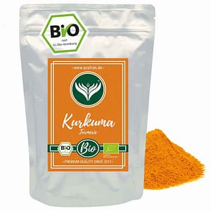 BIO Kurkuma Pulver - Premium Kurkumapulver gemahlen aus Indien 1kg - Gratis Versand