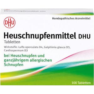 Heuschnupfenmittel und bei ganzjährigem allergischen Schnupfen, Tabletten, 100 St.- Gratis Versand