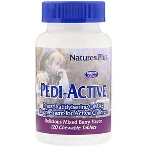 Nature's Plus, Pedi-Active, Nahrungsergänzungsmittel für aktive Kinder, gemischter Beerengeschmack, 120 Kautabletten,