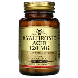 Hyaluronic acid collagen complex 120 mg Solgar 30 tablets