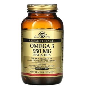 omega-3 epa dha 950 mg triple strength solgar 100 weichkapseln
