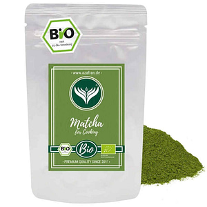 BIO Matcha Tee Pulver gemahlen aus echtem Tencha 100g