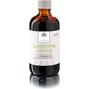 Lugolsche Lösung 250 ml Flasche in pharmazeutischer Qualität Jodlösung Apothekerflasche incl. Pipette