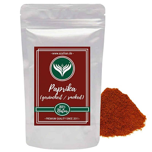 Paprika geräuchert smoked gemahlen aus Spanien paprikapulver 250g