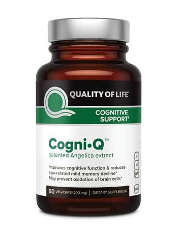 Cogni-Q Quality of Life 400 mg Angelica Vorseite