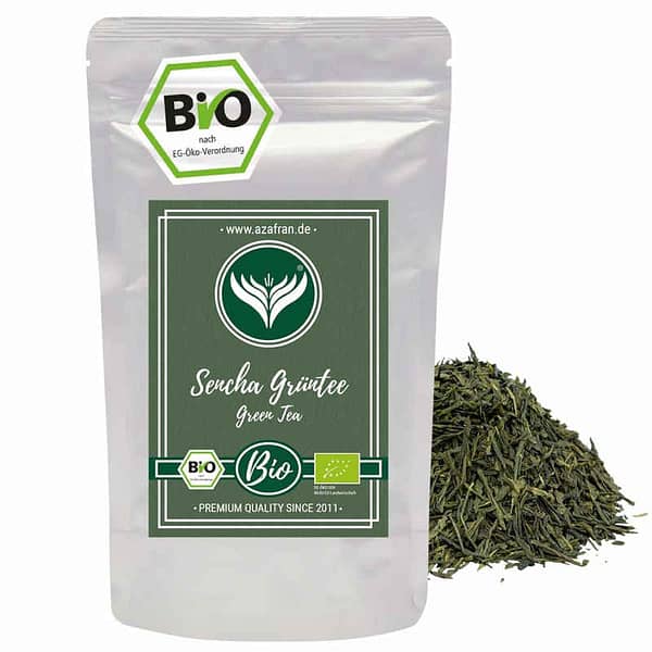 Grüner Tee Bio Sencha Grüntee Original Uchiyama aus Japan 250g