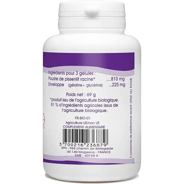 löwenzahn wurzel biologisch 270 mg 200 kapseln ingredienten