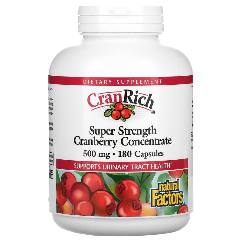 Cranberry concentrate urinary tract support super strong 180 capsules